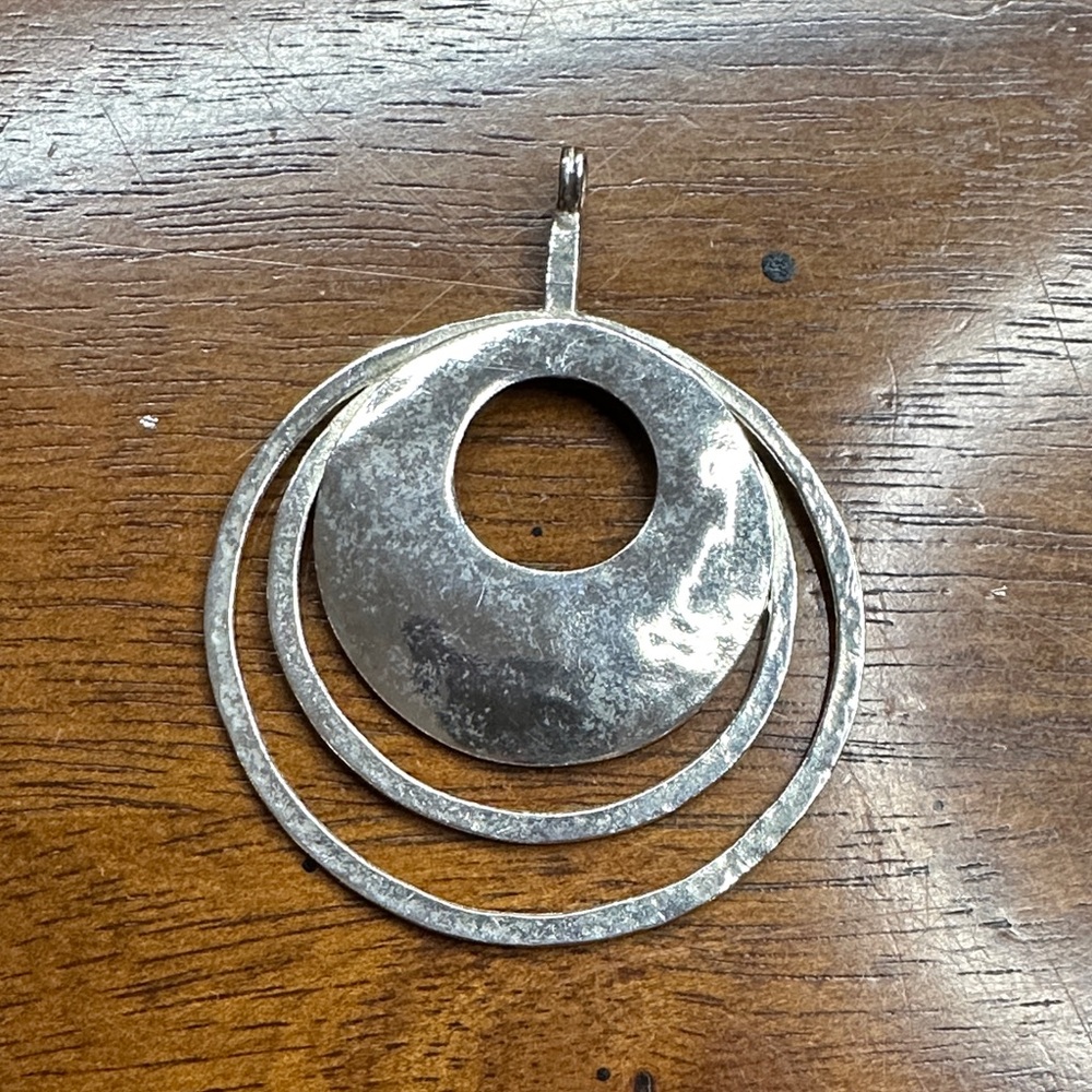 Silpada Hammered Silver Pendant